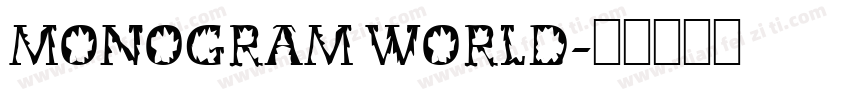 Monogram World字体转换